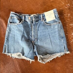 Abercrombie & Fitch Light Blue Jean Shorts